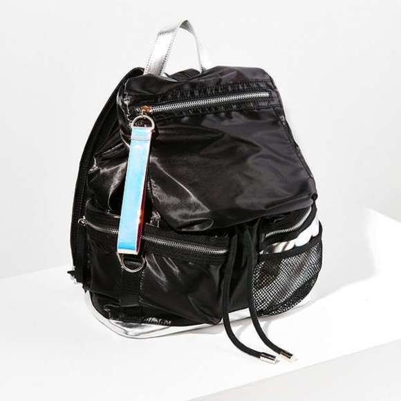 Urban Outfitters Handbags - (NWT) UO | Black Drawstring Army Backpack